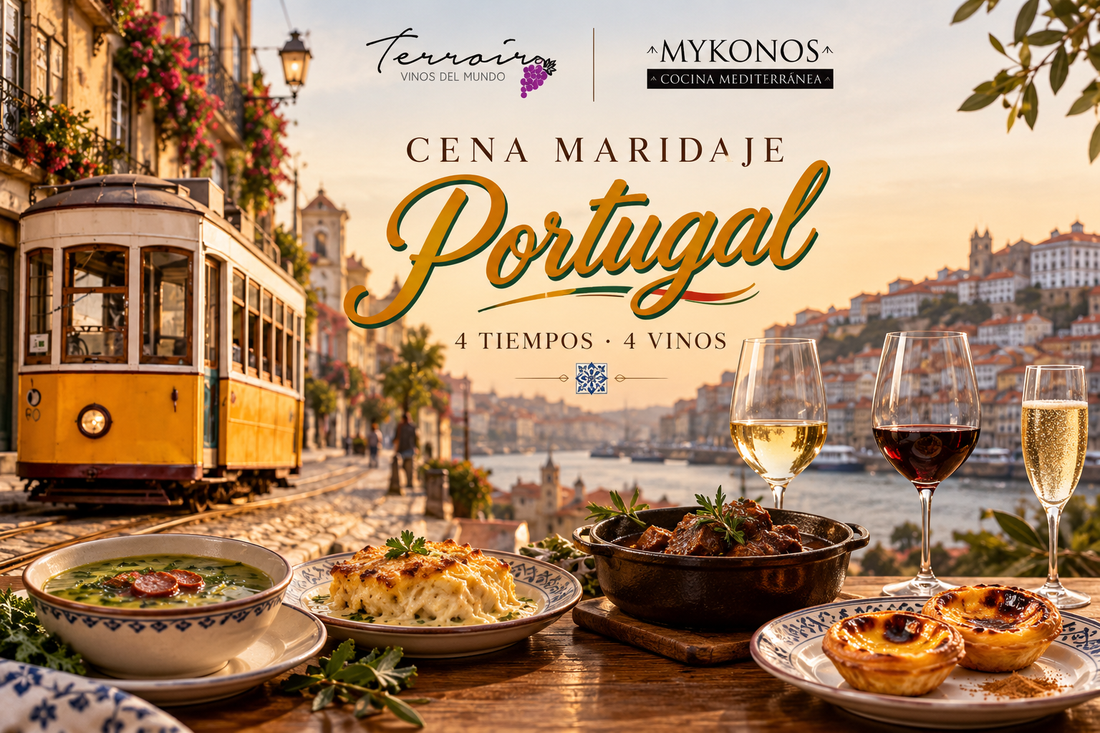 Cena Maridaje Portugal en Zacatecas