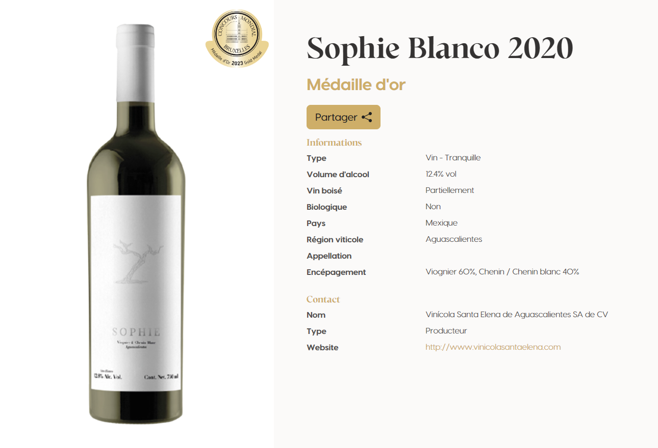 Sophie Blanco (750 ml)